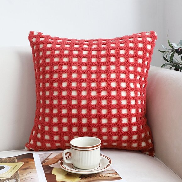 SOGA 2X 45cm Coral Polka Dot Charm Pillowcase